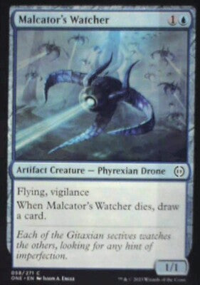 Malcator's Watcher - Phyrexia: All Will Be One: #58, MTG Nm R183