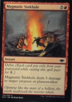 Magmatic Sinkhole - Modern Horizons: #135, Magic: The Gathering Nm C337