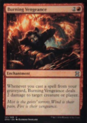 Burning Vengeance - Eternal Masters: #121, Magic: The Gathering Nm R194