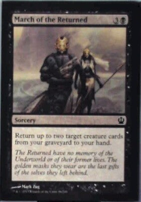 March of the Returned - Theros: #96, Magic: The Gathering Nm R232