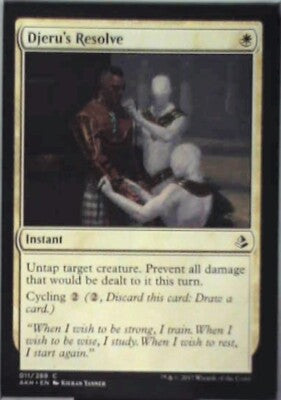 Djeru's Resolve - Amonkhet: #11, Magic: The Gathering Nm R103