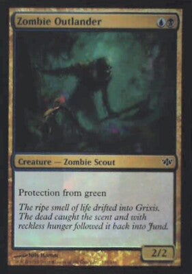 Zombie Outlander - Conflux: #133, Magic: The Gathering - Foil Nm R246