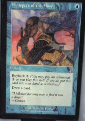 Whispers of the Muse - Timeshifted: #35, Magic: The Gathering Mp R37