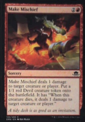 Make Mischief - Eldritch Moon: #135, Magic: The Gathering Nm R166