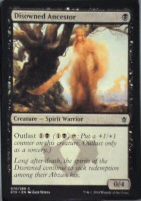 Disowned Ancestor - Khans of Tarkir: #70, Magic: The Gathering Nm R242