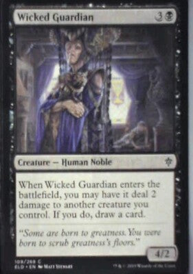 Wicked Guardian - Throne of Eldraine: #109, Magic: The Gathering Nm R231