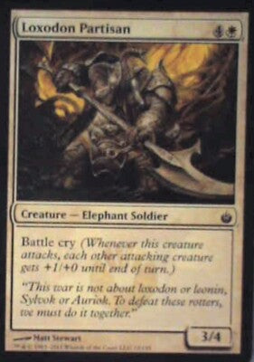 Loxodon Partisan - Mirrodin Besieged: #12, Magic: The Gathering Lp R209