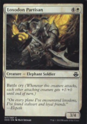 Loxodon Partisan - Duel Decks: Elspeth vs. Kiora: #17, MTG Nm R179