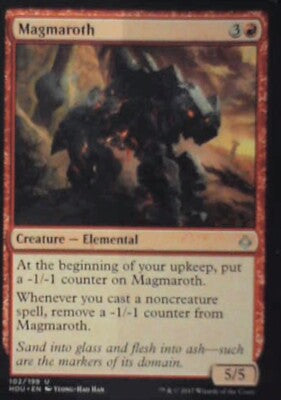 Magmaroth - Hour of Devastation: #102, Magic: The Gathering Nm R213