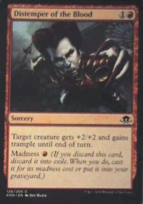 Distemper of the Blood - Eldritch Moon: #126, Magic: The Gathering Nm R202