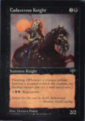 Cadaverous Knight - Mirage: #110, Magic: The Gathering Nm R191