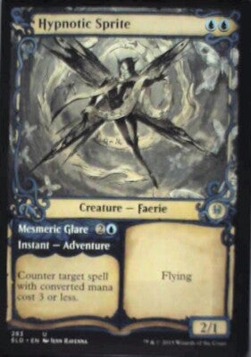 Hypnotic Sprite (Showcase) - Throne of Eldraine: #283, MTG Nm R92
