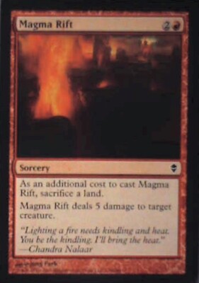 Magma Rift - Zendikar: #136, Magic: The Gathering Nm R176