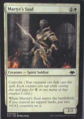 Martyr's Soul - Modern Horizons: #19, Magic: The Gathering Nm C337