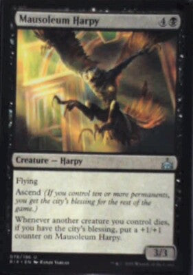 Mausoleum Harpy - Rivals of Ixalan: #78, Magic: The Gathering Nm R172