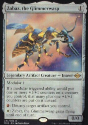 Zabaz, the Glimmerwasp - Modern Horizons 2: #243, Magic: The Gathering Nm R53