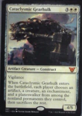 Cataclysmic Gearhulk - Commander: Kamigawa: Neon Dynasty: #81 Nm R239