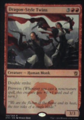 Dragon-Style Twins - Khans of Tarkir: #108, Magic: The Gathering Nm R169