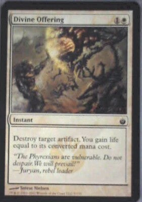Divine Offering - Mirrodin Besieged: #5, Magic: The Gathering Nm R149
