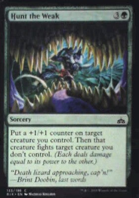 Hunt the Weak - Rivals of Ixalan: #133, Magic: The Gathering Lp R36