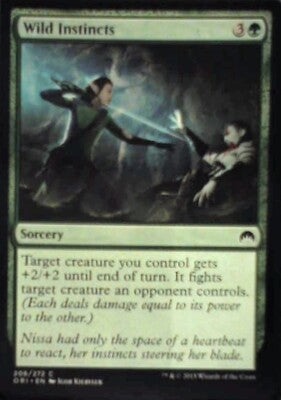 Wild Instincts - Magic Origins: #206, Magic: The Gathering Nm R193