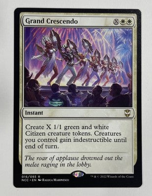 Grand Crescendo Streets Of Capenna Near Mint NM MTG Magic The Gathering