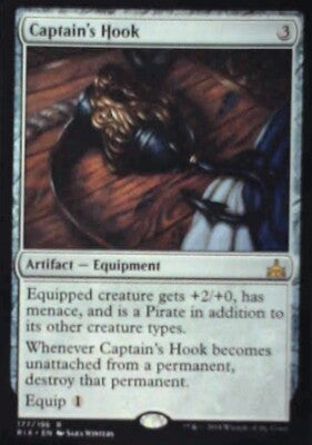 Captain's Hook - Rivals of Ixalan: #177, Magic: The Gathering Nm R141