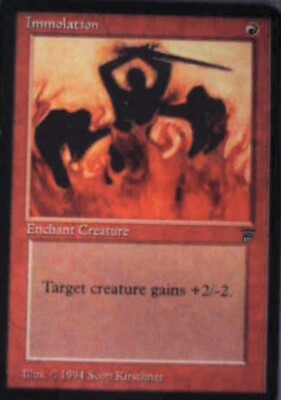 Immolation - Legends: #153, Magic: The Gathering Nm R136