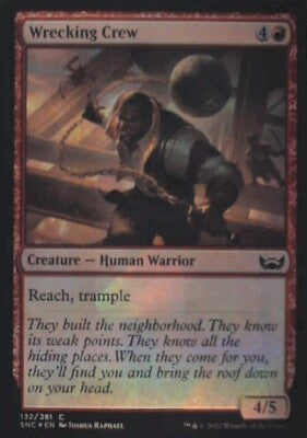 Wrecking Crew - Streets of New Capenna: #132, MTG - Foil Nm R246