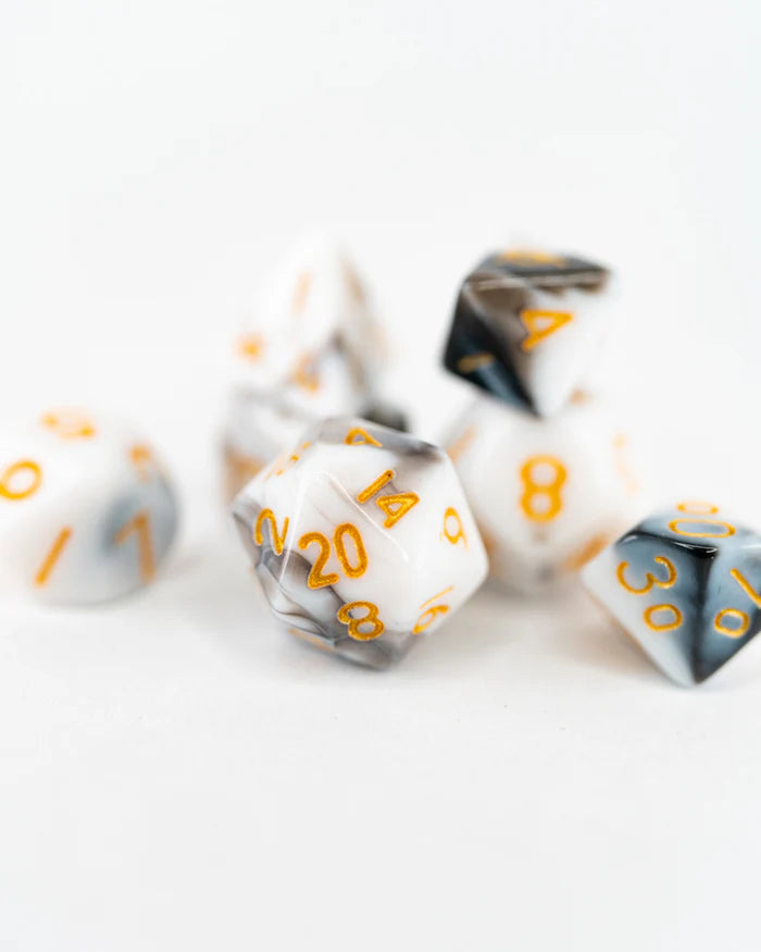 Spider's Egg | 7 Piece Mini Acrylic Polyhedral Dice Set