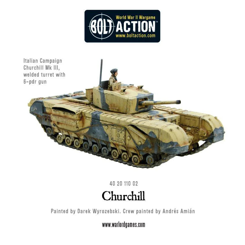 Bolt Action Churchill Tank (Plastic) British Commonwealth Great Britain