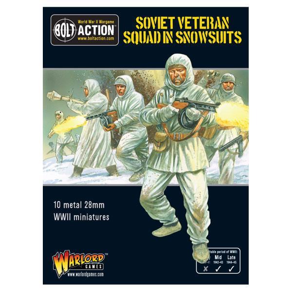 Bolt Action Soviet Veteran Squad in Snowsuits Soviet Bloc