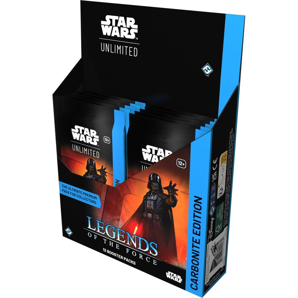 Star Wars Unlimited: Legends Of The Force Carbonite Edition Booster Display