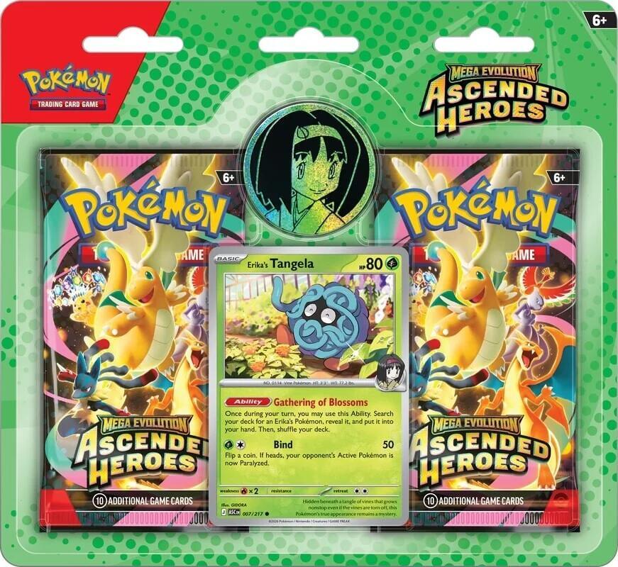 Mega Evolution: Ascended Heroes Collection - Erika - ME: Ascended Heroes (ASC) Two Pack