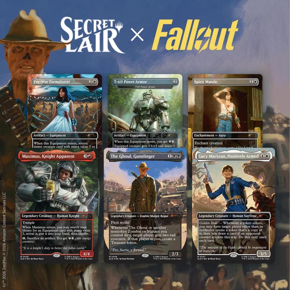 Magic the Gathering Secret Lair x Fallout: Beyond Vault 33 - Non-Foil Edition - Secret Lair Drop Series