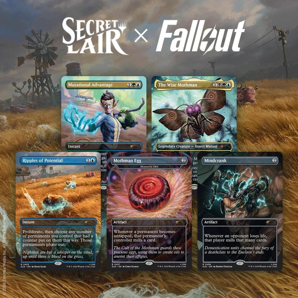 Magic the Gathering Secret Lair Drop: Secret Lair x Fallout: Rad - Non-Foil Edition