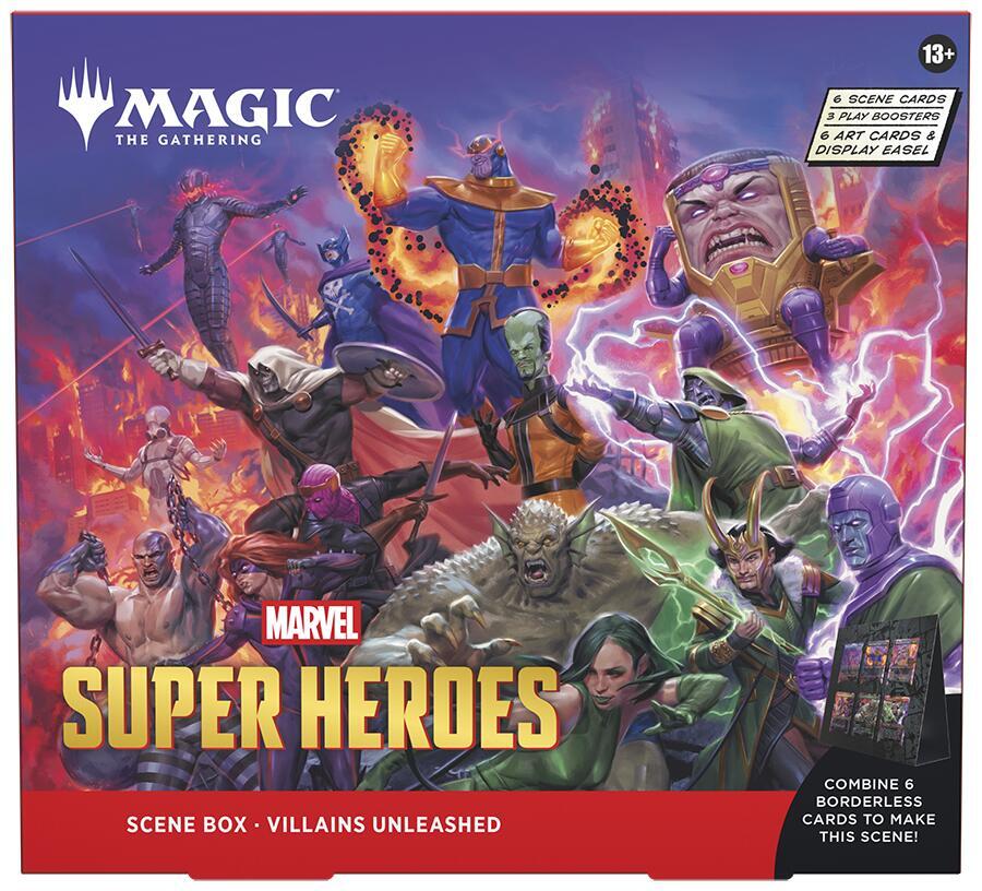 Magic: The Gathering Marvel Super Heroes Scene Box Villains Unleashed