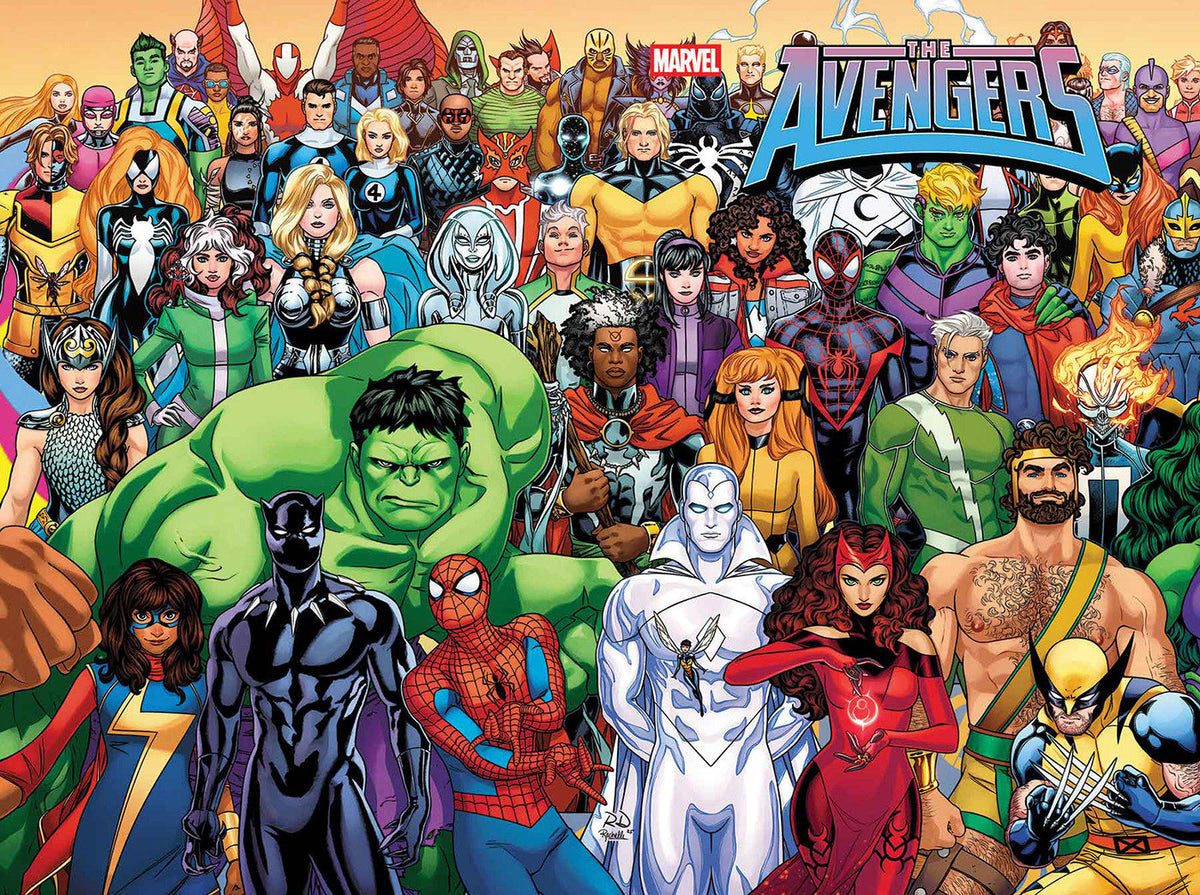 Avengers #34 Wraparound Cover