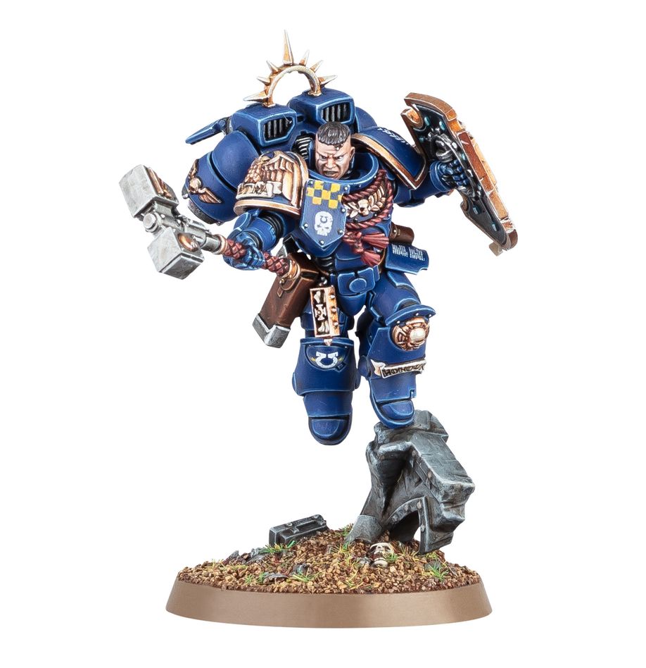 Captain With Jump Pack And Relic Shield Space Marines
