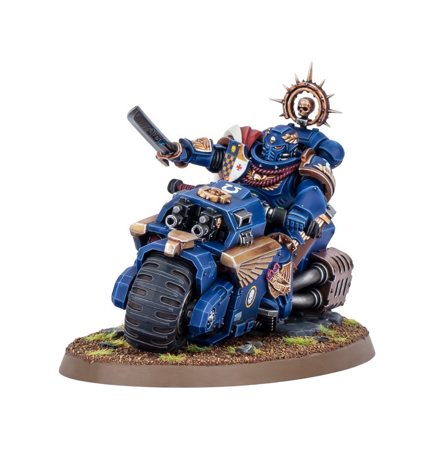 Captain on Bike Space Marines