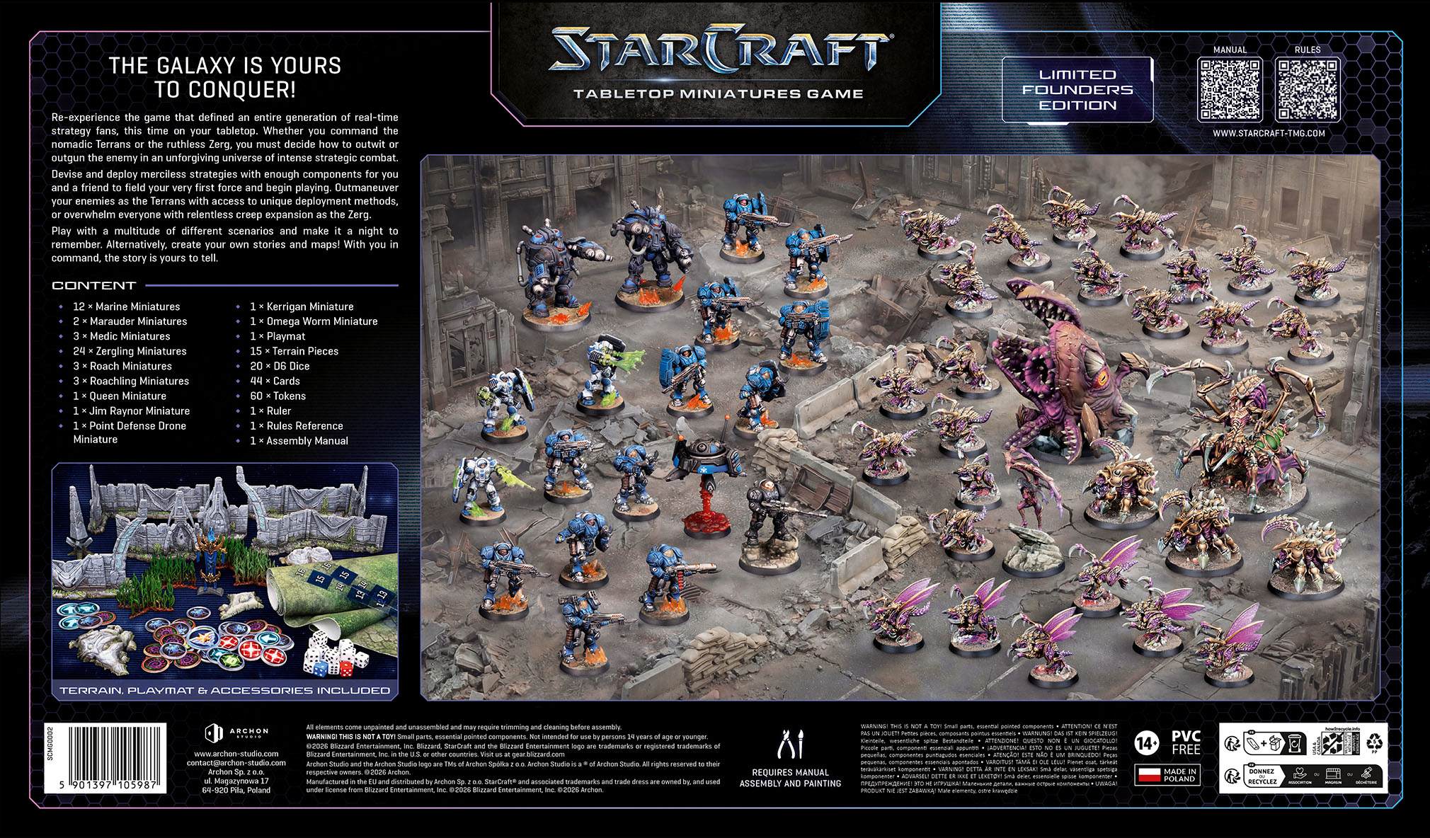 StarCraft Tabletop Miniatures Game: Two-Player Starter Set - Founders Edition