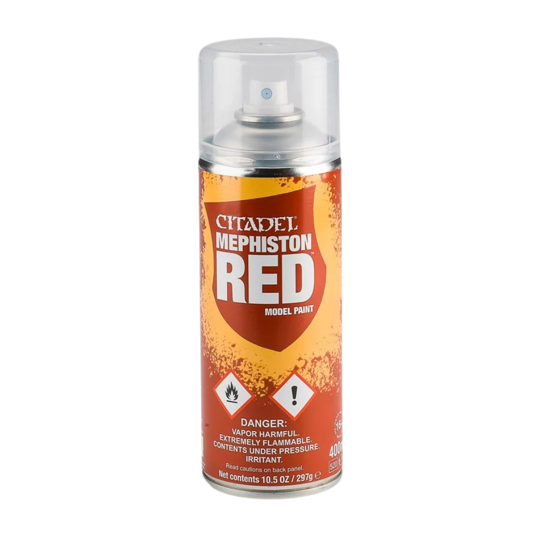 Warhammer Paint: Sprays - Mephiston Red Spray