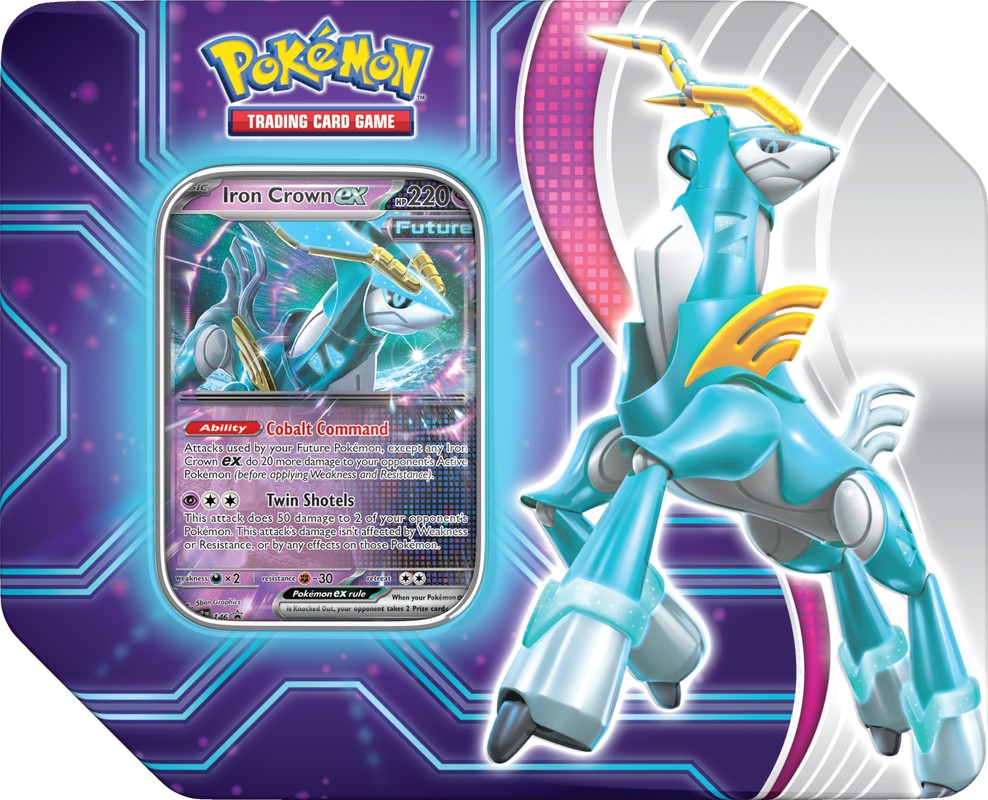 Pokemon Paradox Destinies Tin [Iron Crown]