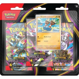 Pkmn Me5 Pitch Black 3pk Blister