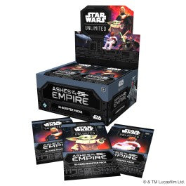 Star Wars: Unlimited - Ashes Of The Empire Booster Box Display