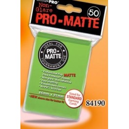 Ultra Pro Sleeves: Standard Pro-Matte - Lime Green 50CT