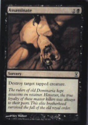 Assassinate - Time Spiral: #95, Magic: The Gathering Nm R55