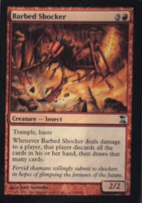 Barbed Shocker - Time Spiral: #144, Magic: The Gathering Nm R55
