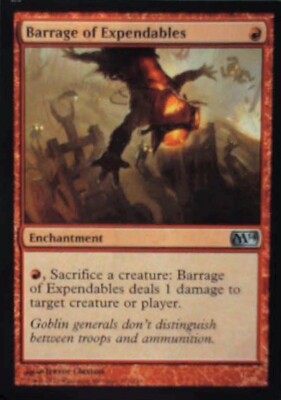 Barrage of Expendables - Magic 2014 (M14): #127, Magic: The Gathering Nm R69