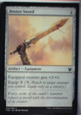 Bronze Sword - Theros Beyond Death: #232, Magic: The Gathering Nm R65